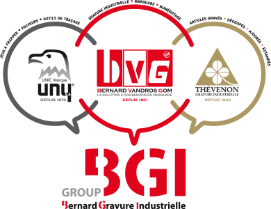 Logos : les marques uny et Thevenon SA sont regroupées sous l'entité BGI